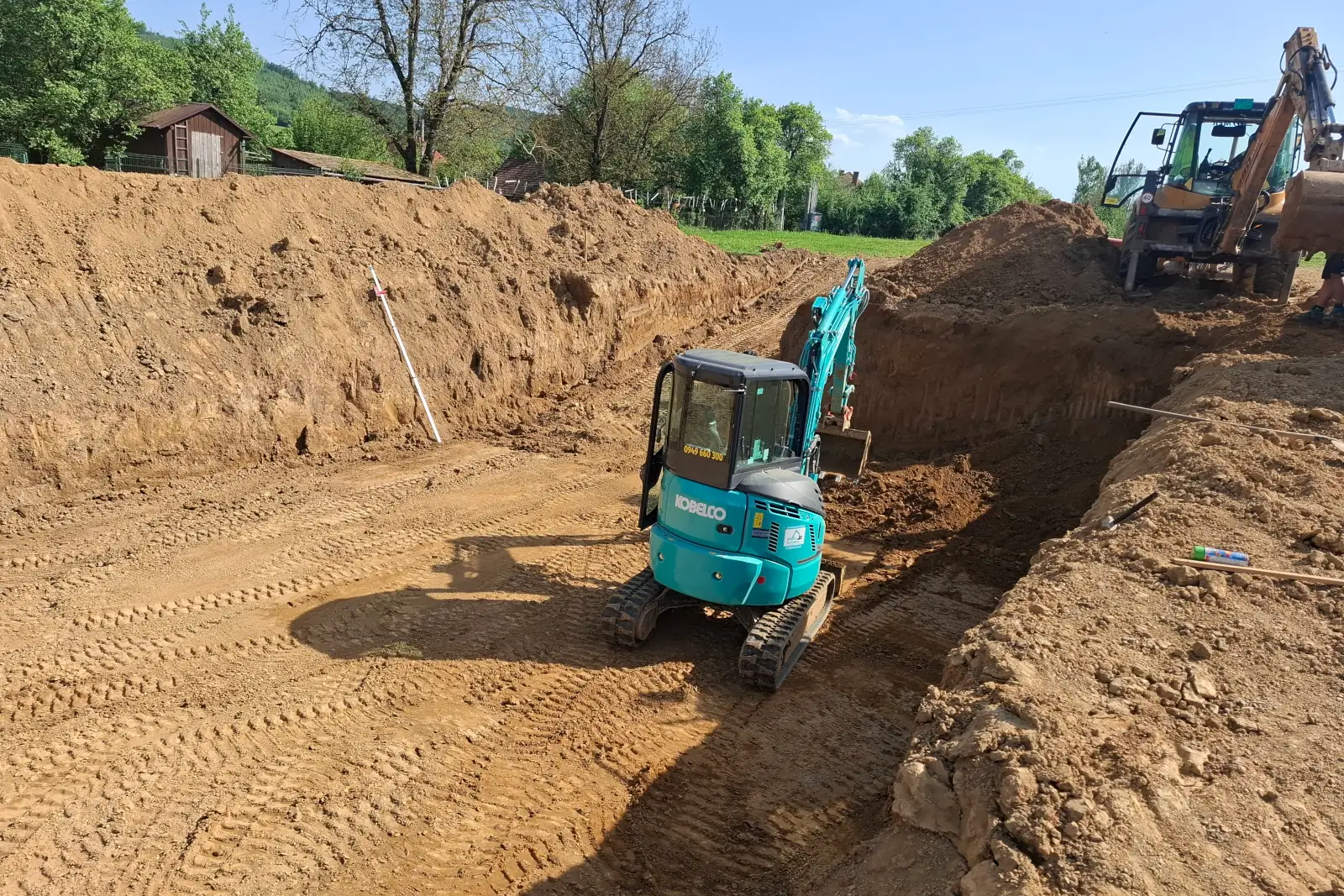 Realizácia výkopových prác
